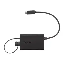 Targus USB-C Multiplexer Adapter - Adaptateur USB - 24 pin USB-C (M) pour USB type A (F) - USB 3.0 - noir (ACA47GLZ)_2
